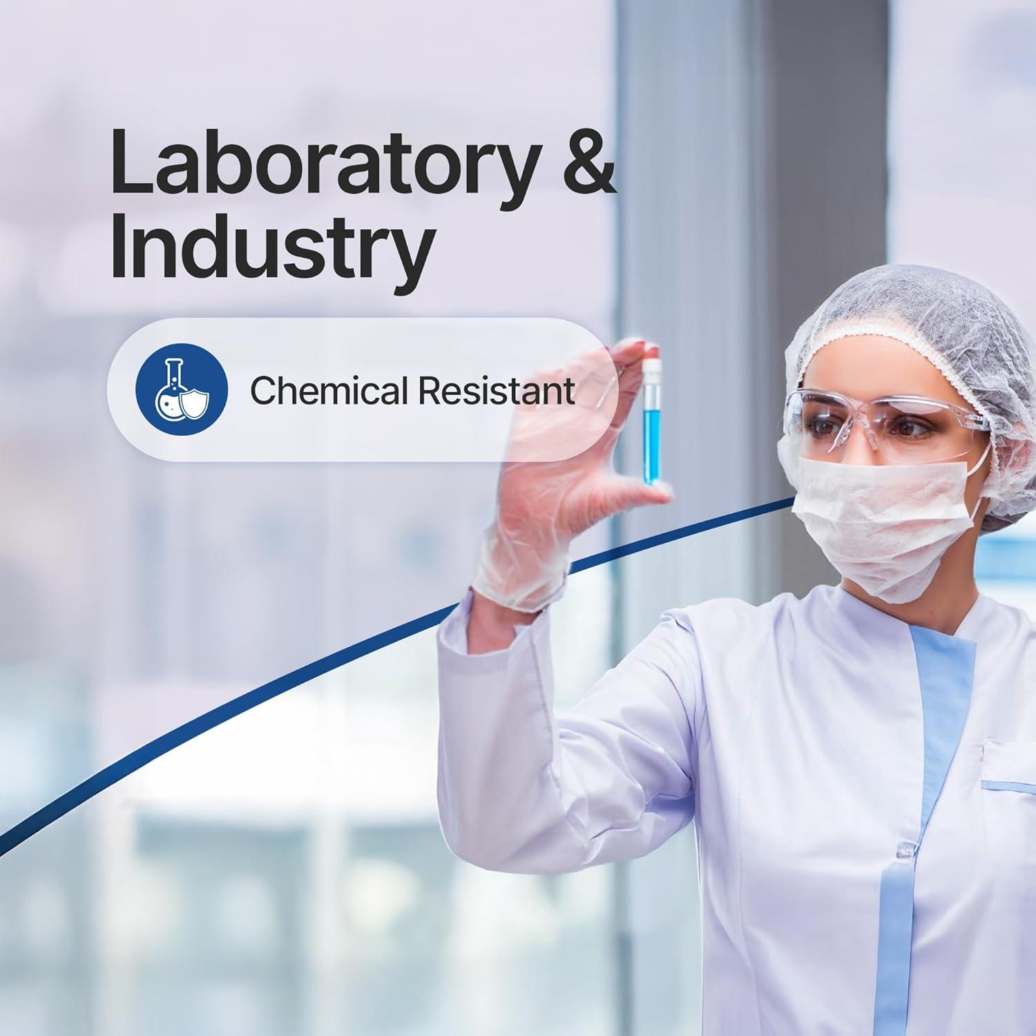 image:imageSchneider Clear Vinyl Exam Gloves LatexFree Disposable Medical Gloves Cleaning Gloves Food Safe PowderFree 4 mil100