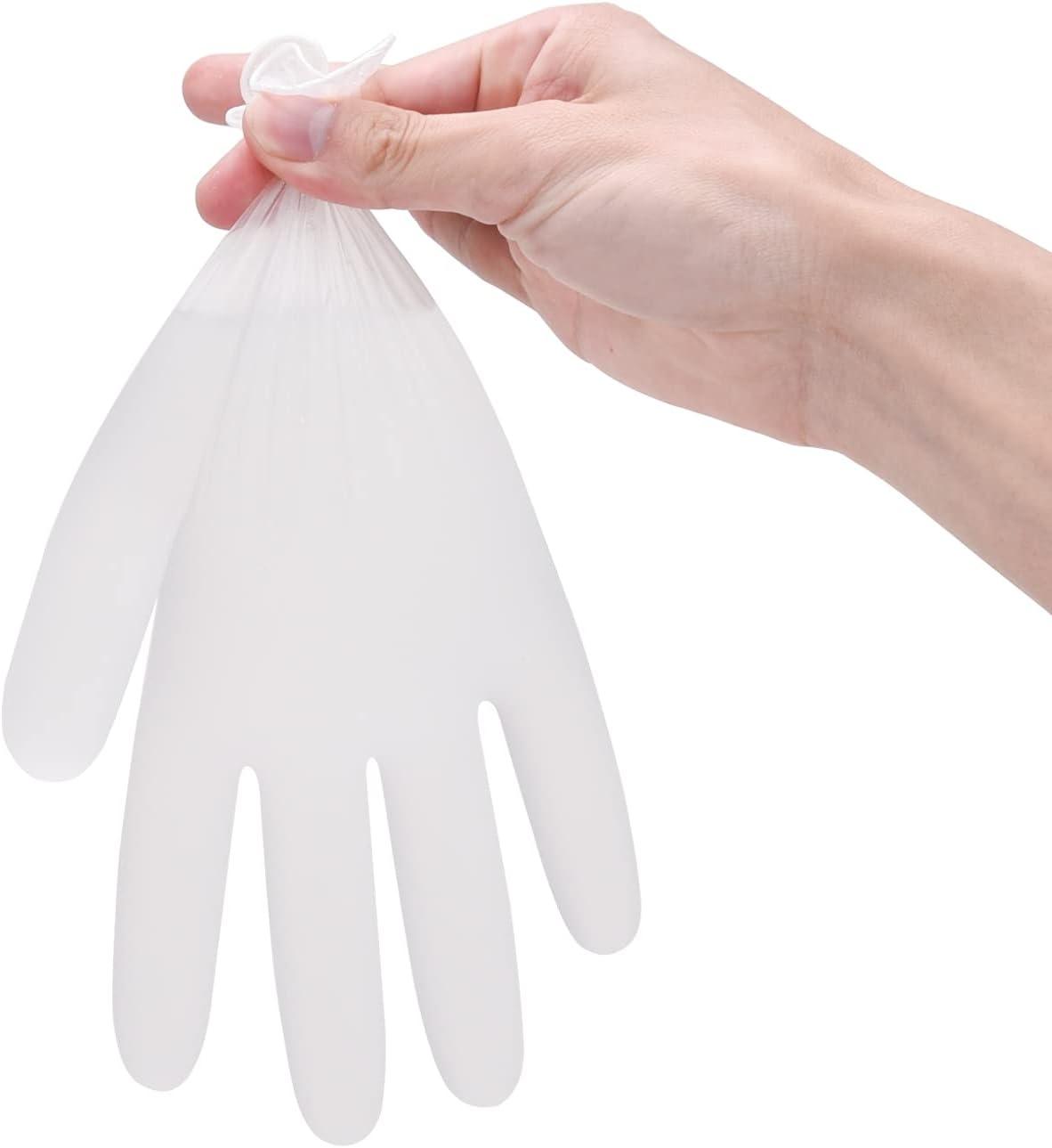 image:imageSchneider Clear Vinyl Exam Gloves LatexFree Disposable Medical Gloves Cleaning Gloves Food Safe PowderFree 4 mil50