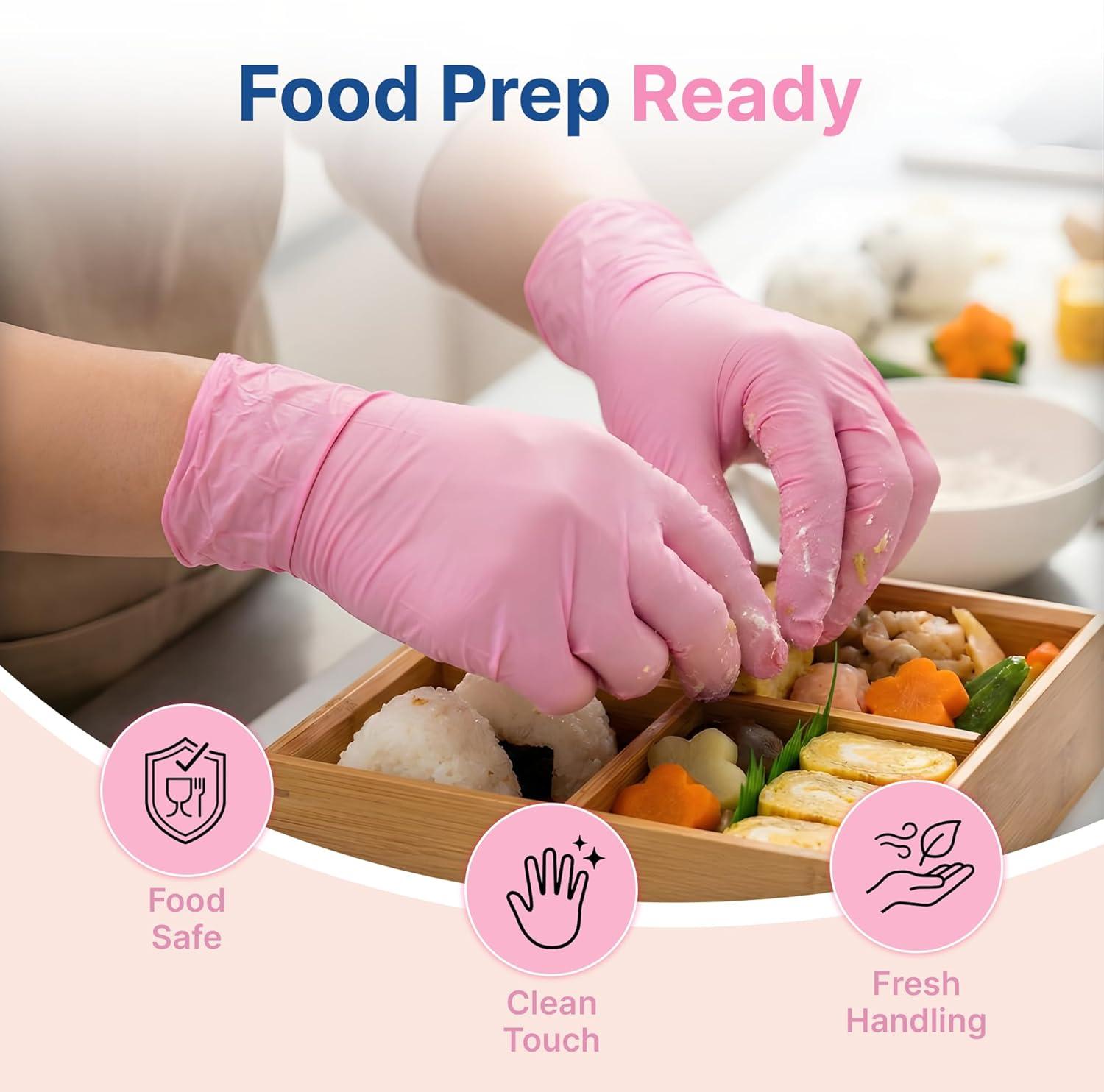 image:imageSchneider Nitrile Exam Gloves 4mil Medical Gloves Disposable Latex Free Powder Free Food Safe Glove for Examination100