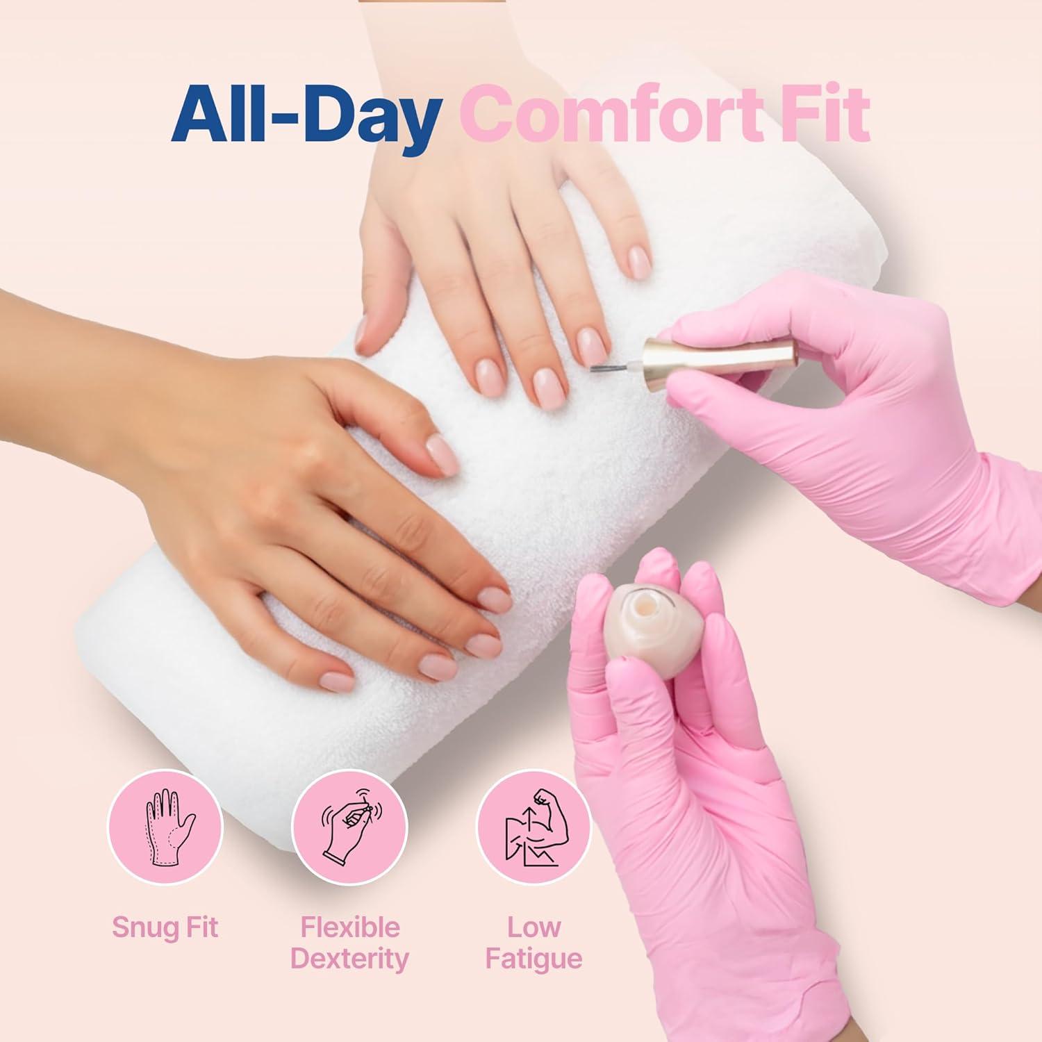 image:imageSchneider Nitrile Exam Gloves 4mil Medical Gloves Disposable Latex Free Powder Free Food Safe Glove for Examination50