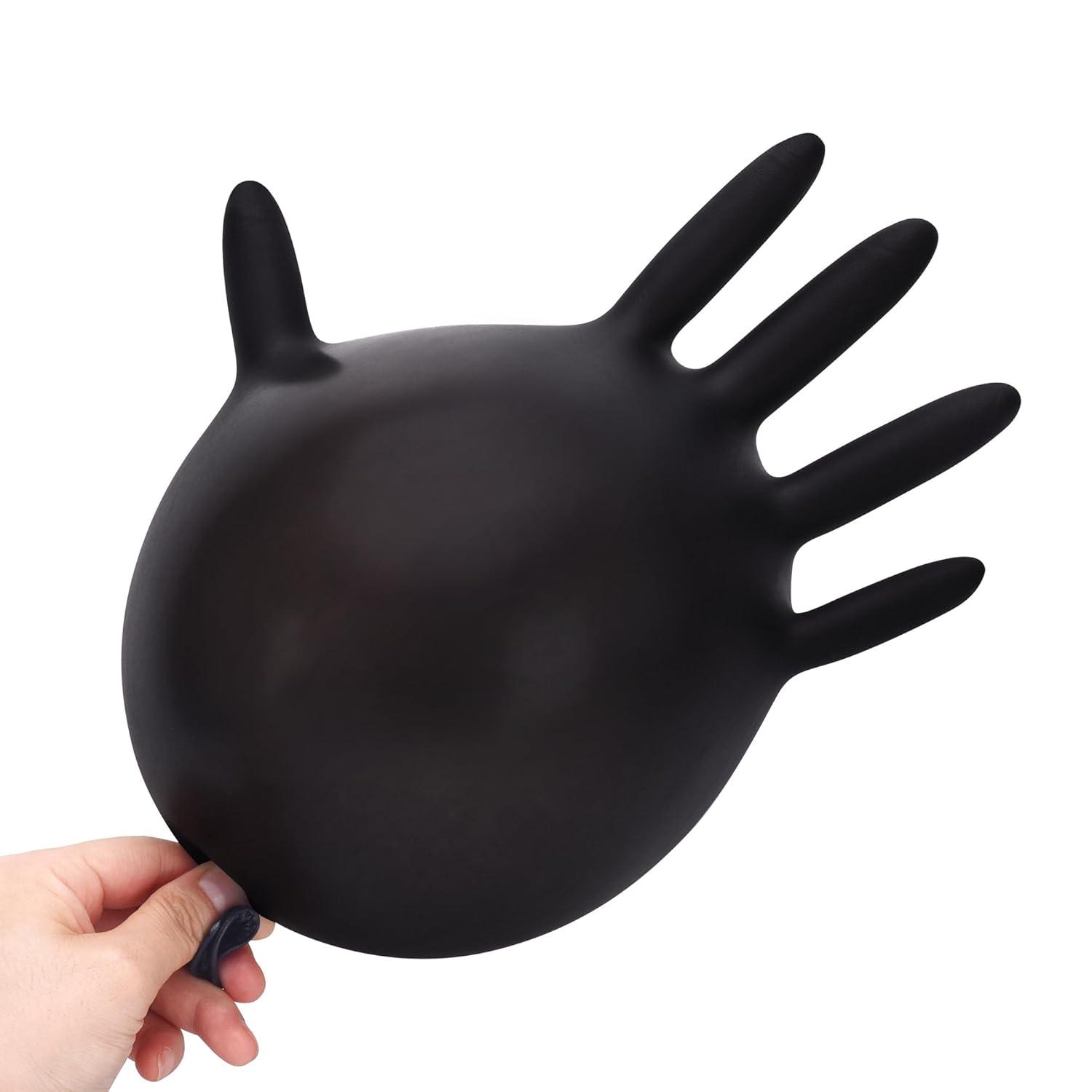 image:imageSchneider Nitrile Exam Gloves Black XL Case of 1000 5 Mil Thick Disposable Gloves Latex Free Powder Free Food Safe Non Rubber for Medical Cleaning amp Cooking Barbecue Food Prep