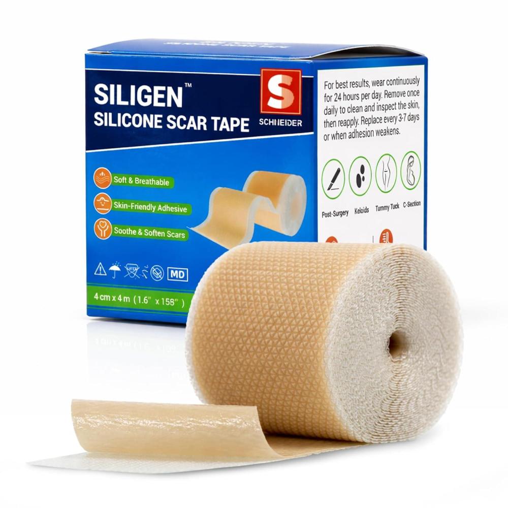 image:imageSilicone Scar Tape Roll 16 x 79 Roll2M Medical Grade Silicone Scar Sheets for CSection Surgery Burns Acne Tummy Tuck and Keloid Care Reusable4M