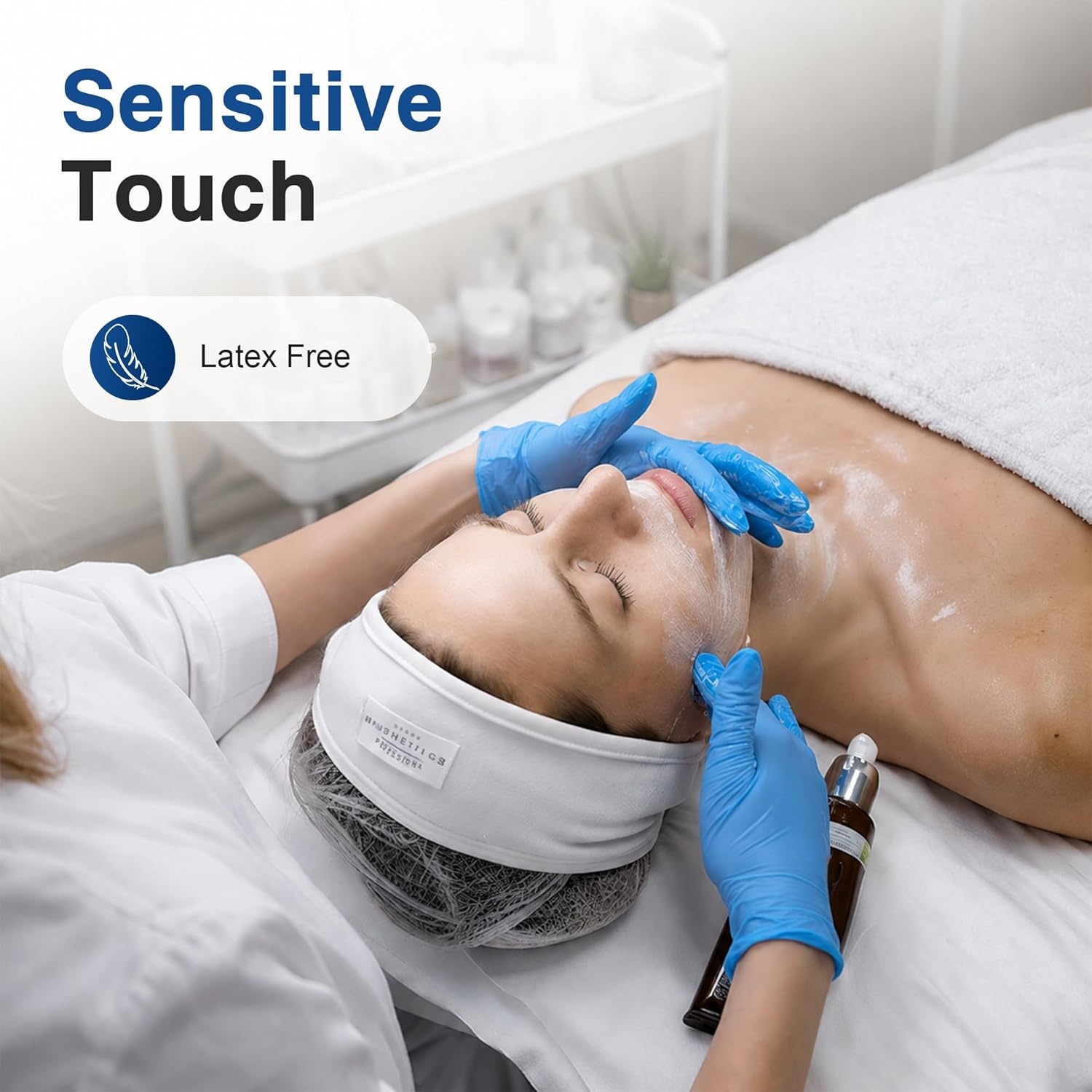 image:imageSchneider Vinyl Synthetic Exam Gloves 4 Mil Latex Free Disposable Gloves for Medical Cooking Cleaning and Food Prep100